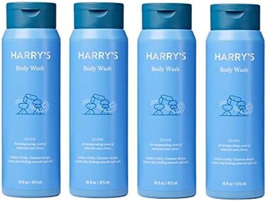 Harry's Men's Body Wash Stone, 64 Fl Oz (Pack of 4.