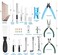 Wolias Creality 35 Piece 3D Print Tool Kit Box Includes Assembly Tool, Cleaning/Removal Tool, Filament Cutting Tool, 8PCS Extruder Nozzles and SD Card Reader with Rugged ABS Storage Box for 3D Printer