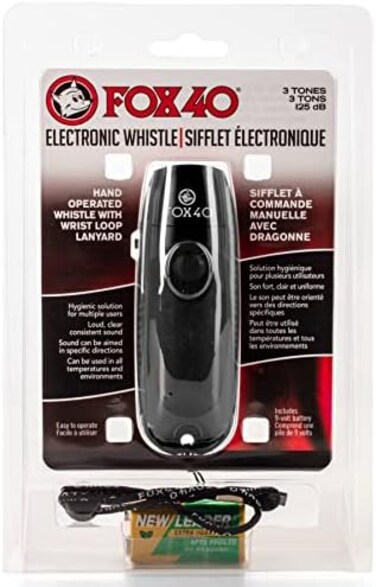 Fox 40 Electronic Whistle Black.