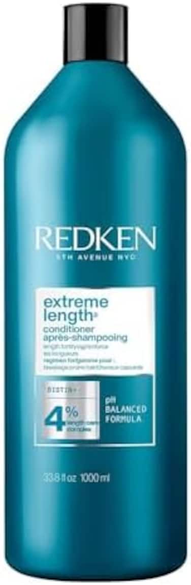 REDKEN Extreme Length Conditioner For Hair Growth Fortifies, StrengthensConditions Hair Infused With Biotin 33. 8 Fl Ounce.