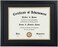 ELSKER&amp;HOME ELSKERHOME 8. 5&times;11 Certificate Frame - Classic Black Color Frame - Displays Displomas 8. 5&times;11 Inch with Mat - 11&times;14 Inch Without Mat - for Document/Photo(Double Mat - Matte Black with Gold