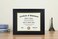 ELSKER&amp;HOME ELSKERHOME 8. 5&times;11 Certificate Frame - Classic Black Color Frame - Displays Displomas 8. 5&times;11 Inch with Mat - 11&times;14 Inch Without Mat - for Document/Photo(Double Mat - Matte Black with Gold