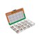 HUAREW 15 values 300 pcs ceramic capacitor 10~680 pF and 1~100 nF Rating kit.
