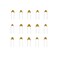 HUAREW 15 values 300 pcs ceramic capacitor 10~680 pF and 1~100 nF Rating kit.