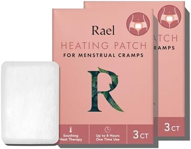 Rael Natural Herbal Heating Patches (Pack of 2,6 Count.