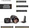 Blackwing One-Step Long Point Sharpener, German Steel Blade, Creates Sharp Long Curved Point, Easy to Use, Black, Pack of 1.