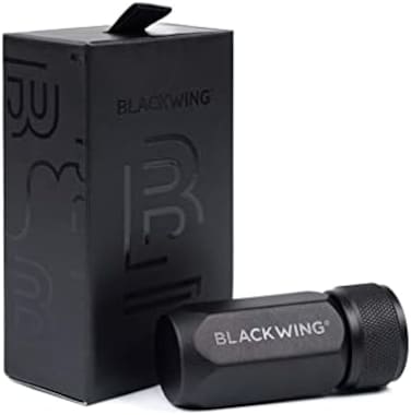 Blackwing One-Step Long Point Sharpener, German Steel Blade, Creates Sharp Long Curved Point, Easy to Use, Black, Pack of 1.
