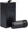 Blackwing One-Step Long Point Sharpener, German Steel Blade, Creates Sharp Long Curved Point, Easy to Use, Black, Pack of 1.