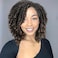 Lady Hanne Dreadlock Wig Short Twist Braids Wigs for Black Women and Men Afro Curly Wig Crochet Twist Braiding Synthetic Wig African Hairstyle(1B/27.