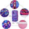 Ecore Fun Doll Travel Carrier Unicorn Doll Storage Suitcase Great Fit for American 18 Inch Girls Doll Case with Multi-Pocket.