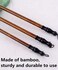 Befiy Chinese Calligraphy Brush, Writing Drawing Watercolor Ink Brushes Hubi Painting Kanji Sumi Wolf Bamboo Brushes Set for Professional Beginner (Green.