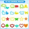Oun Nana Playdough Tools 20 PCS Play Dough Tools Set for Kids, Various Shape Playdough Cutters and Rollers, Random Color.