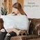 Simka Rose Car Seat Canopy Nursing Cover - Multi Use Cover - Baby Breastfeeding Cover - Ultra Soft and Stretchy (Black.