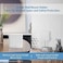 حامل جداري من VOMENC لنظام ASUS ZenWiFi AX AC (XT8 CT8 XT9Whole-Home Tri-Band Mesh System WiFi 6 System Wall Bracket Hanger Stand متوافق مع ASUS ZenWiFi AX AC (أبيض 2Pack).