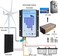 Pikasola Hybrid WindSolar Controller, 30A, 12V/24V Battery Auto Match, Max 800W Wind1000W Solar, MCT Charging, PWM Technology, IP67 Waterproof, Aluminum Alloy Shell.