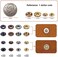Qfun 120 Set Snap Fasteners Kit for Leather 12mm Metal Button Snaps Press Studs with 4 Setter Tools, 1 Hammer, 4 Color Leather Snaps for Clothes, Jackets, Jeans Wears, Bracelets, Bags.