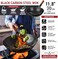 YOSUKATA Carbon Steel Wok Pan &ndash; 11,8 &ldquo; Woks and Stir Fry Pans - Chinese Wok with Flat Bottom Pow Wok - Traditional Chinese Japanese Woks - Black Wok For Flat Stoves Induction Gas Stovetops.