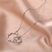 AnalysisyLove Sister Gifts from Sister, Sterling Silver Interlocking Infinity 2 Circles Necklace for Sisters, Big Sister Little Sister Gift, Birthday Jewelry Friendship Gifts.