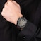 BOBO BIRD Mens Unique Engrave Wood Watches Luxury Stylish Watch Wood Strap with Bamboo Wooden Box, Black, stylish.