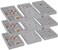 DIOMMELL Set of 9 Stackable Velvet Jewelry Trays Organizer, Jewelry Storage Box Display Trays Showcase Holder Closet Dresser Drawer Organizer for Earring Necklace Bracelet Ring Accessary.