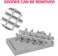 DIOMMELL Set of 9 Stackable Velvet Jewelry Trays Organizer, Jewelry Storage Box Display Trays Showcase Holder Closet Dresser Drawer Organizer for Earring Necklace Bracelet Ring Accessary.