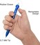 Vitoler Retractable Erasable Gel Pens Clicker, Fine Point(0. 7mm, Make Mistakes Disappear,5 Black5 Blue Gel Ink Pen for Drawing Writing Planner and School Supplies.
