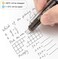 Vitoler Retractable Erasable Gel Pens Clicker, Fine Point(0. 7mm, Make Mistakes Disappear,5 Black5 Blue Gel Ink Pen for Drawing Writing Planner and School Supplies.