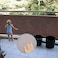 Adsoner Child Safety Net - 3m L x 0. 8m H, Balcony, Patios and Railing Stairs Netting, Safe Rail Net for Kids/Pet/Toy, Sturdy Mesh Fabric Material (Brown.