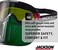 Jackson Safety GPL550 Premium Goggle with Detachable Face Shield, Anti-Fog Coating, Shade 5 IR Lens, Green, 21002.