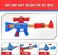 YEEBAY Shooting Game Toy for Age 6, 7, 8,9,10Years Old Kids, Boys - 2pk Foam Ball Popper Air GunsShooting Target24 Foam Balls - Ideal Gift - Compatible with Toy Guns.