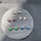 SHUNING 5 Pairs Turtle Earrings Blue Opal Turtle Jewelry Cute Turtle Stud Earrings for Women Girls Hypoallergenic.