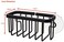 SunnyPoint NeverRust Kitchen Sink Suction Holder for Sponges, Scrubbers, Soap, Kitchen, Bathroom, 6" x 2. 5" x 2. 75", Aluminum (BLACK.