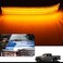 NJSBYL LED Side Mirror Turn Signal Lamps for 2009-2014 Ford F150, F150 SVT-Raptor, Lincoln Mark LT Clear Lens Amber LED Tow Mirrors Turning Left Right Blinker Markers Light Kits OEM9L3Z17E749AA.