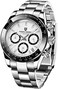 PAGANI DESIGN(パガ－ニデザインMen&rsquo;s Watches Full Stainless Steel Analogue Quartz Wrist Watch for Men Daytona Homage Luxury Waterproof Dress Wristwatch Auto Date.