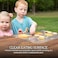Klean Kids Clear Disposable Placemats for Baby, Toddler, Adults - Sticky Transparent Table Mat - Adhesive Table Topper Solutions for Schools, Restaurant, Airplane Tray Cover Disposable (50 Pack.