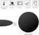 ddLUCK 2 Pack Multi-Purpose Silicone Microwave Mat, 12 Inch Non Stick Silicone Baking Mats Oven Mat for Bottom of Oven, Heat Resistant Oven Mat Microwave Trivet Mat （Black.