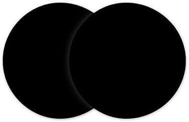 ddLUCK 2 Pack Multi-Purpose Silicone Microwave Mat, 12 Inch Non Stick Silicone Baking Mats Oven Mat for Bottom of Oven, Heat Resistant Oven Mat Microwave Trivet Mat （Black.