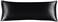 BEDELITE Satin Body Pillow Cover, Super Soft and Cooling Body Pillow Pillowcase for Hair and Skin, Breathable Silky Full Long Pillowcase Cover(20"x54", Black.