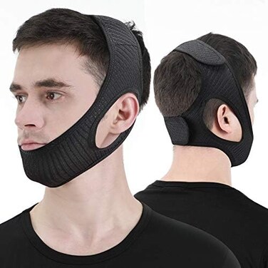 Vosaro Chin Straps for Snoring, Anti Snoring Chin Strap Devices, Jaw Strap for Sleeping with Men Women Closer, Soft Adjustable and Breathable for User Keep Closed While Sleeping for Snorers.