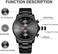 GOLDEN HOUR Fashion Business Mens Watches with Stainless Steel Waterproof Chronograph Quartz Watch for Men, Auto Date.