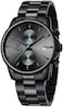 GOLDEN HOUR Fashion Business Mens Watches with Stainless Steel Waterproof Chronograph Quartz Watch for Men, Auto Date.