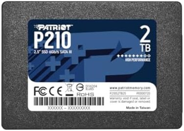Patriot Memory 2TB Patriot P210 2. 5" SATA III Internal Solid State Drive.