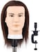 Newshair Male Mannequin Head with 100% Human Hair Haircut Training Head with Thick Hair Hairdresser Manikin Head Doll Head for Hair Styling and Practice Handsome Face Adult Head Size (8-10Inch 3B.