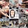 Newshair Male Mannequin Head with 100% Human Hair Haircut Training Head with Thick Hair Hairdresser Manikin Head Doll Head for Hair Styling and Practice Handsome Face Adult Head Size (8-10Inch 3B.
