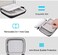 حقيبة حمل القرص الصلب Lacdo 2 في 1 لمحرك الأقراص الصلبة SanDisk Extreme المحمول الخارجي SSD SDSSDE60-G25 / G-Technology G-Drive Mobile SSD 250G 500G 1TB 2TB USB 3.1 USB-C حقيبة سفر واقية مقاومة للصدما