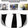 Qiilu Motorcycle Wind Shield Helmet Lens Visor Shield Full Face Fit For AGV K1 K3SV K5Sliver.