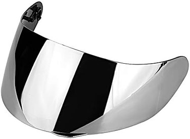 Qiilu Motorcycle Wind Shield Helmet Lens Visor Shield Full Face Fit For AGV K1 K3SV K5Sliver.