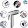 AVAbay ABS Dual Mode Sprayer Head-Bidet Spray w/Chrome Finish - Cloth Diaper Shattaf - Pet Wash (Sprayer Head - Dual Mode ABS.