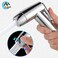 AVAbay ABS Dual Mode Sprayer Head-Bidet Spray w/Chrome Finish - Cloth Diaper Shattaf - Pet Wash (Sprayer Head - Dual Mode ABS.