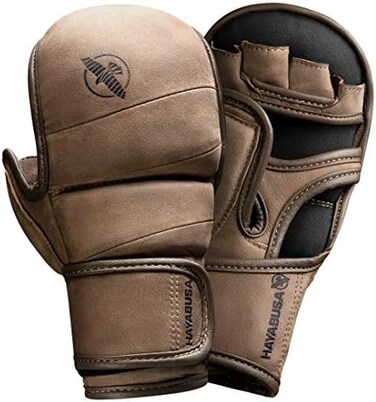 Hayabusa T3 LX Leather 7oz MMA Sparring Training Gloves MenWomen.